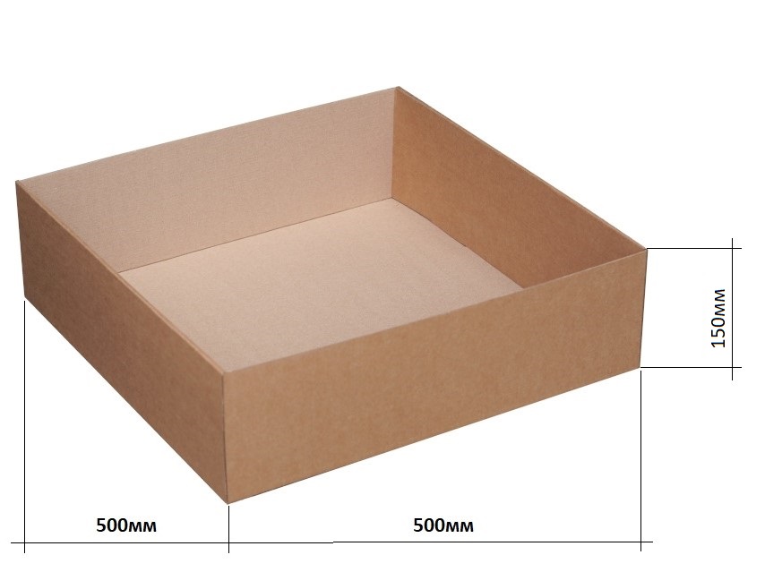 картинка Коробка для венков и подарков 500*500*150    3шт./уп.  от ООО Яркий Мир